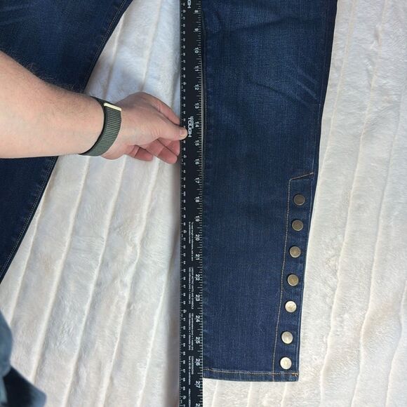 Veronica Beard Debbie High Rise Skinny Jeans with Button Detail Sz 27 - Picture 14 of 14